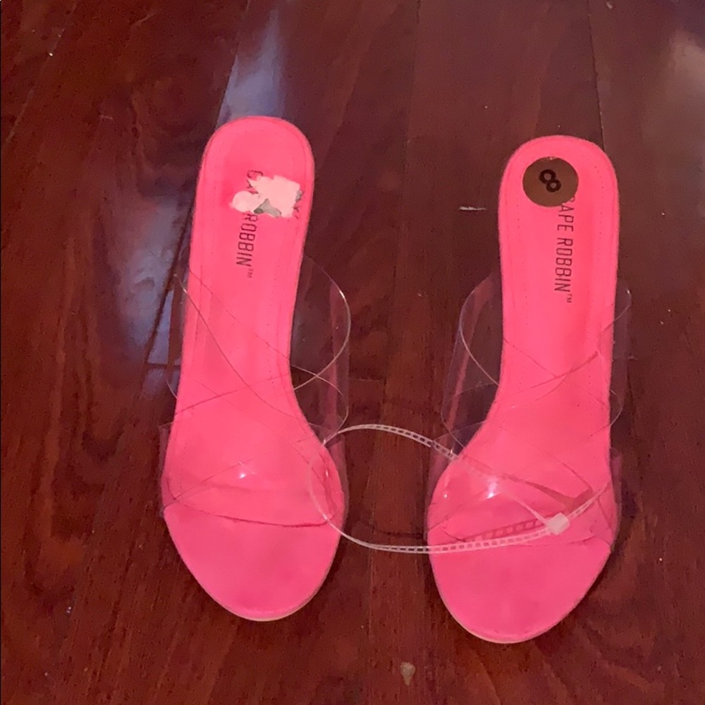 Women’s clear high heel